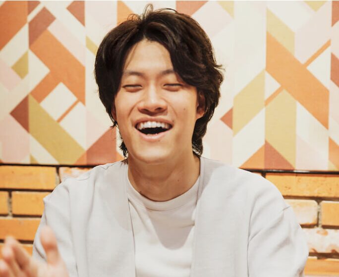 粗品の笑顔の写真