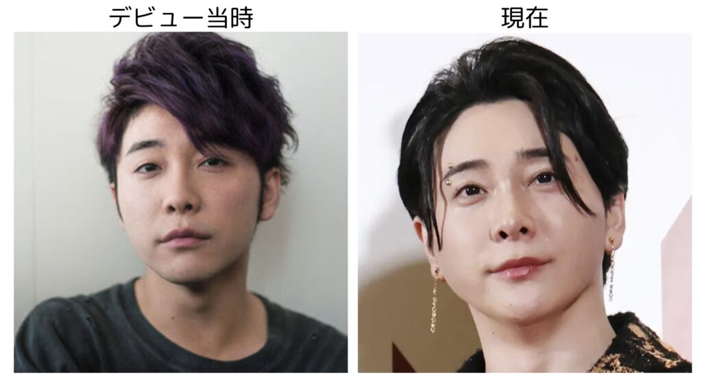 大森元貴の昔と現在の比較画像