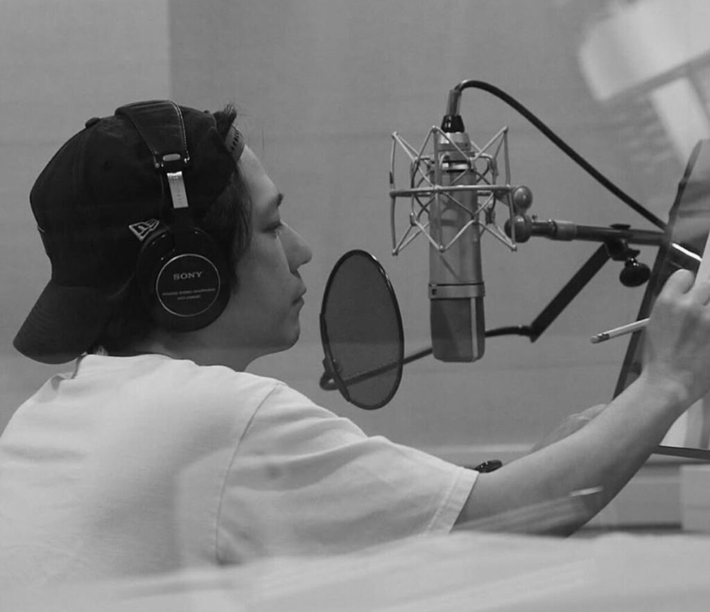 二宮和也のレコーディング姿