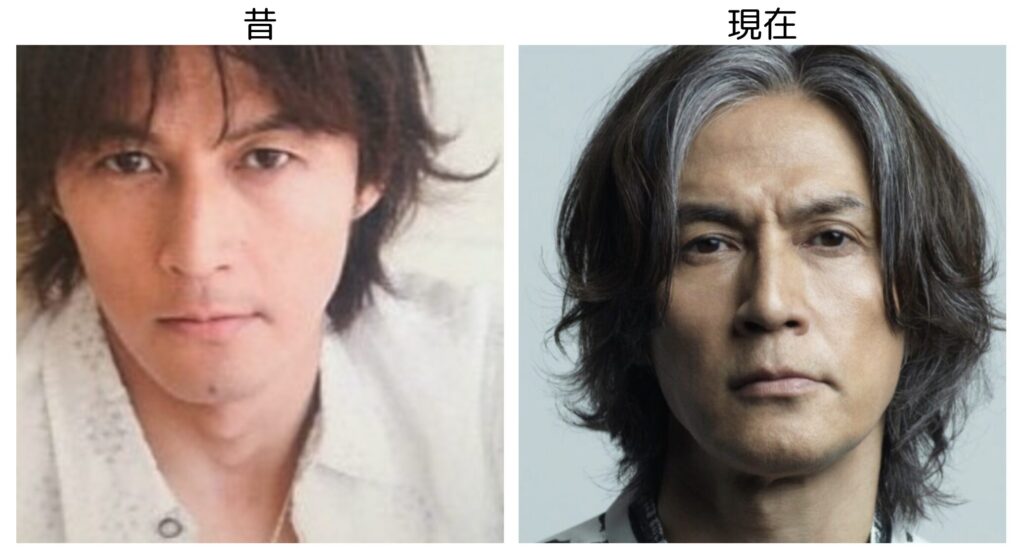 稲葉浩志の昔と現在の比較写真