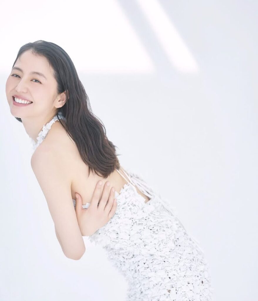 長澤まさみのにこやかな笑顔