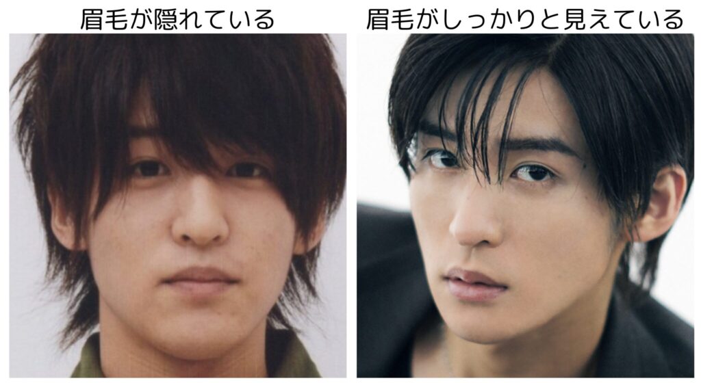 目黒蓮のデビュー当時と現２在の髪型の比較画像