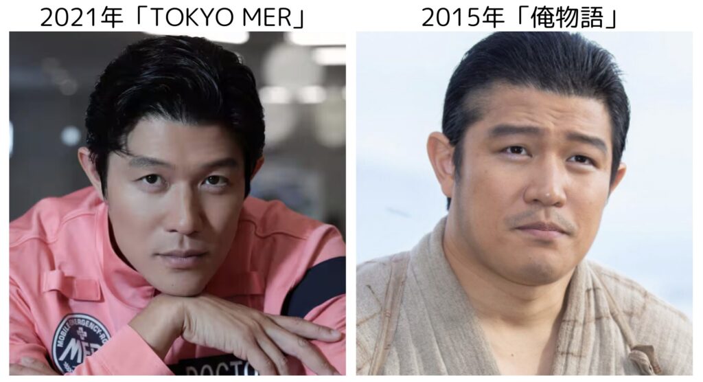 鈴木亮平の役柄の比較画像２