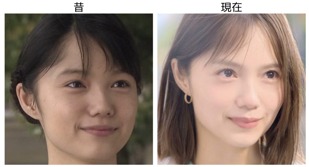 宮﨑あおいの昔と現在の比較画像２