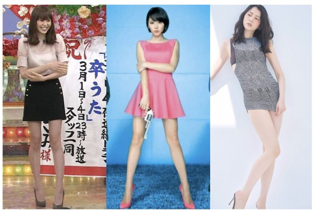 長澤まさみの各年代のスタイルの比較画像