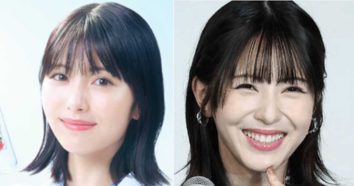 浜辺美波の顔の変化を比較した写真