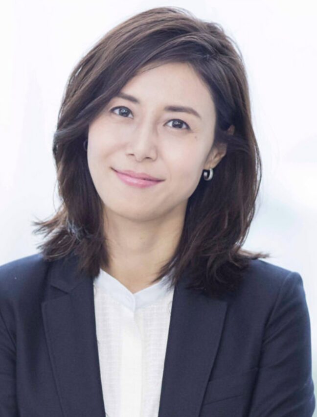 松嶋菜々子の落ち着いた表情