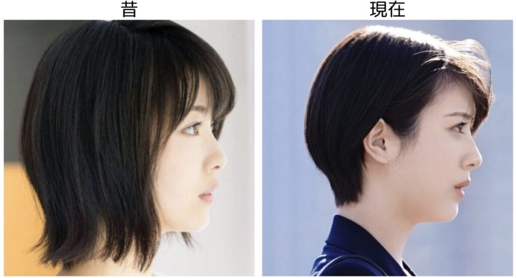 浜辺美波の横顔の写真