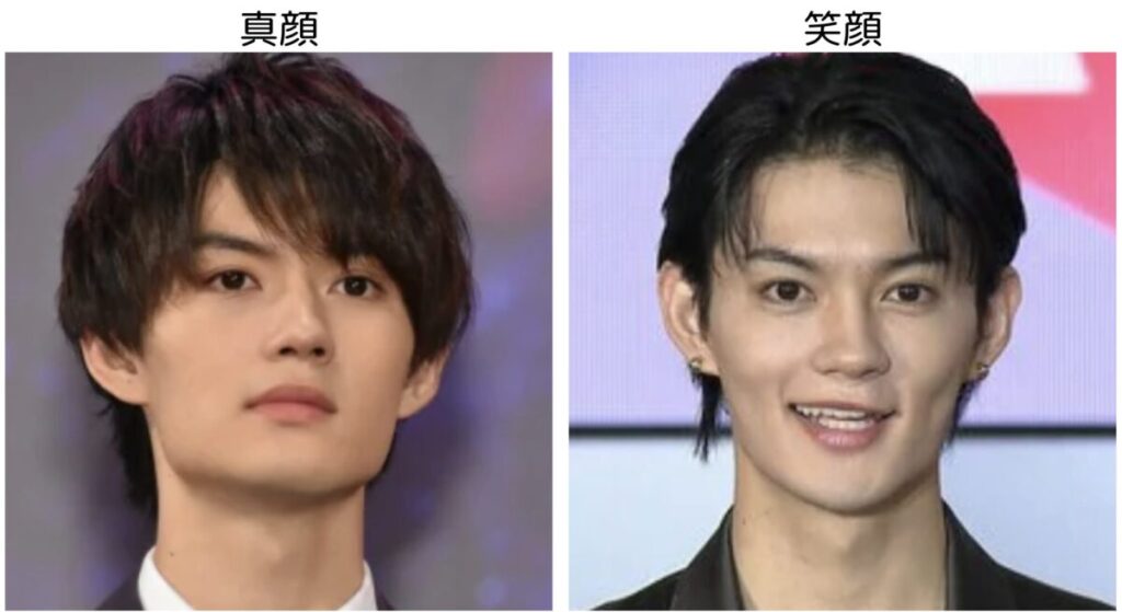 佐野勇斗の表情の違いがわかる比較画像