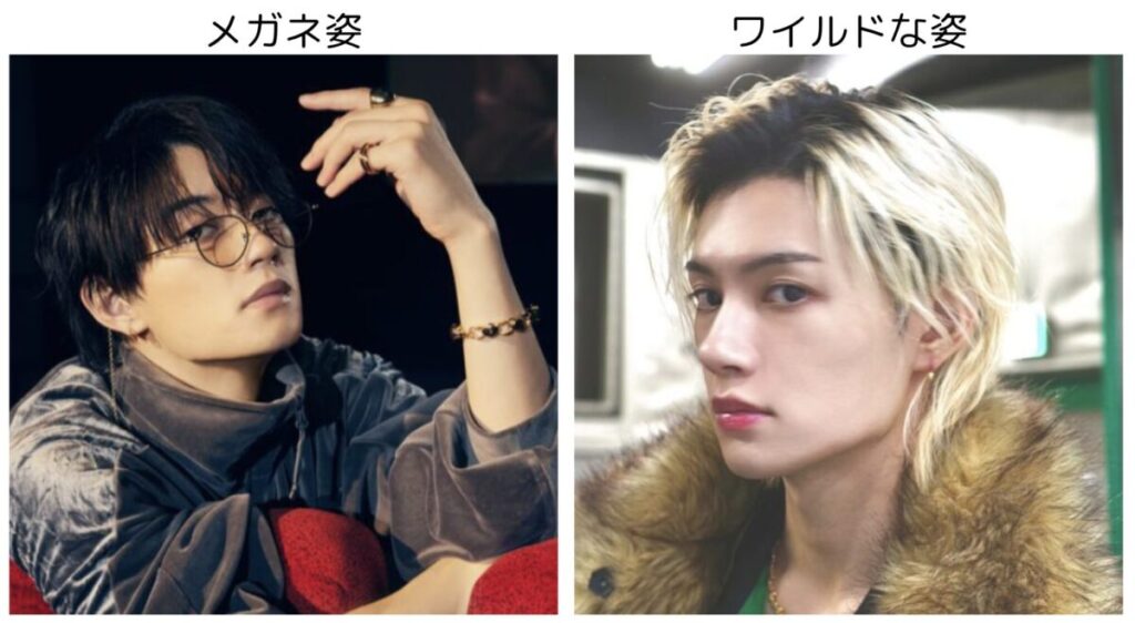 スタイリング別の佐野勇斗の比較画像