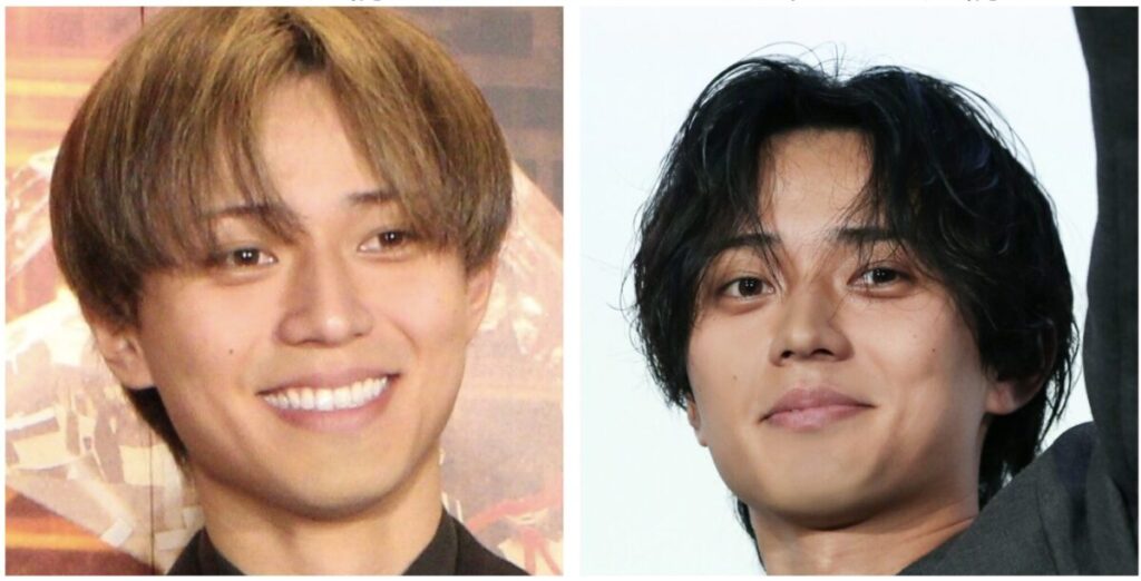 永瀬廉のセンター分けスタイル