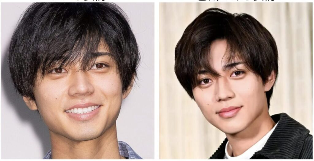 永瀬廉の黒髪スタイル