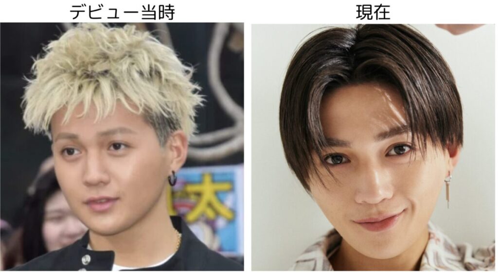 八木勇征のデビュー当時と現在の比較画像2