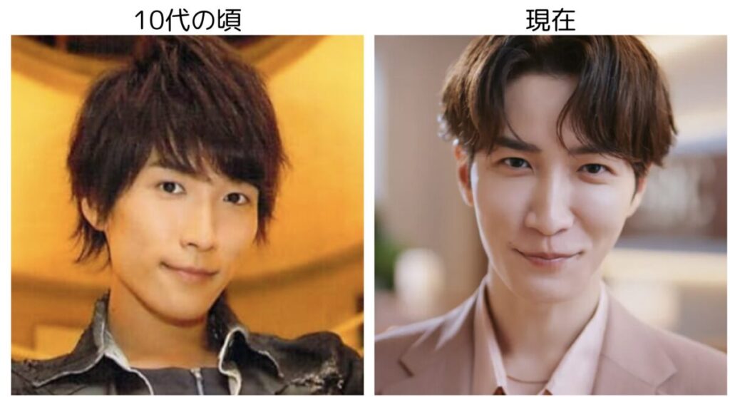 渡辺翔太の10代の頃と現在の比較画像３