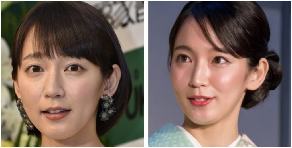 吉岡里帆の斜視に見える画像３