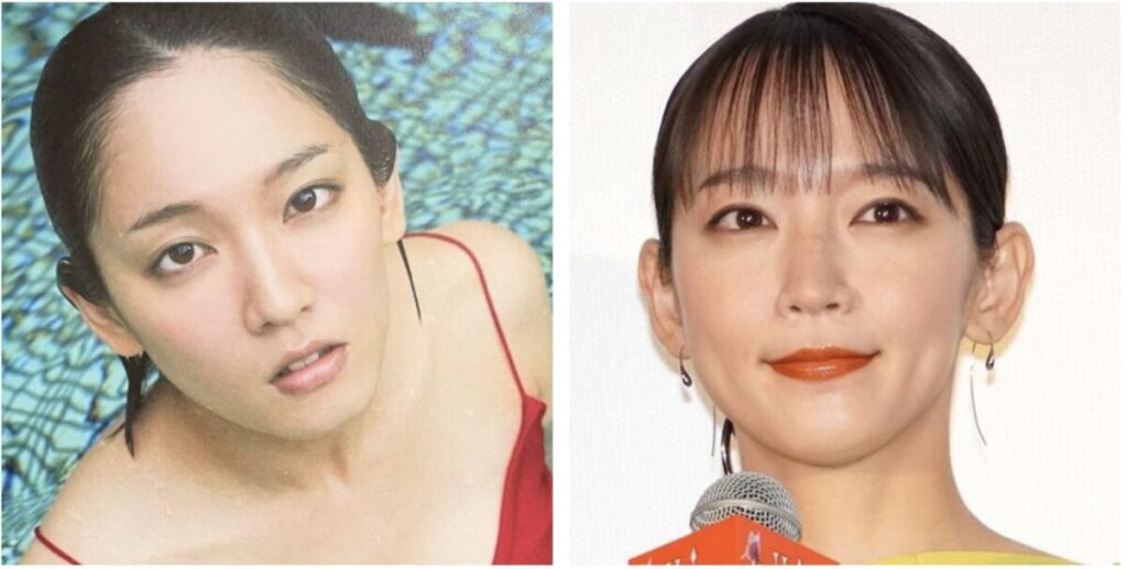 吉岡里帆の斜視に見える画像１