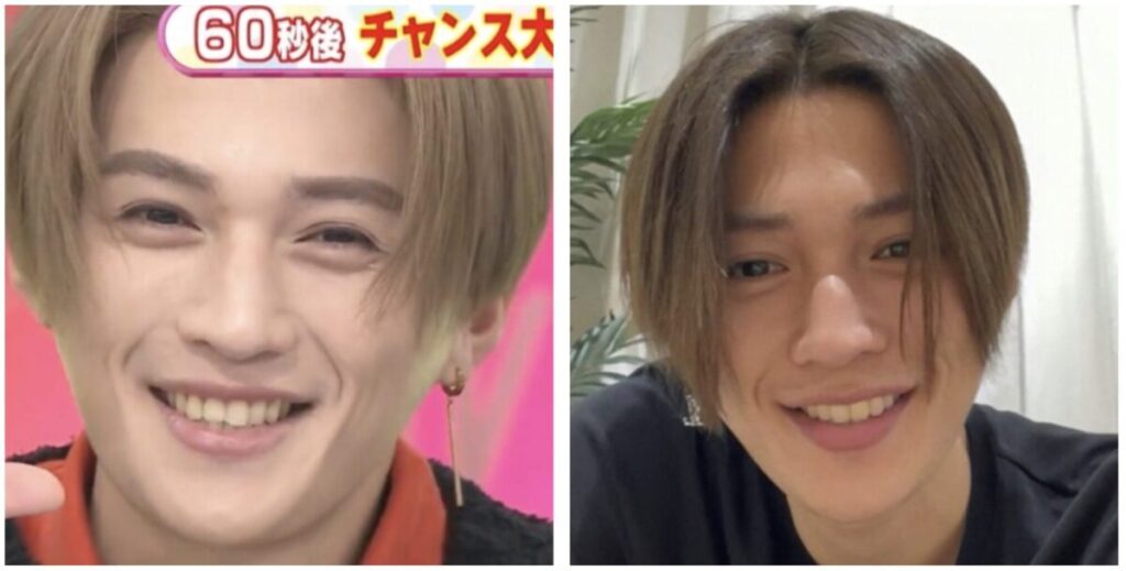 八木勇征の笑顔の写真