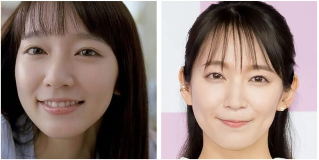 吉岡里帆の正面の画像