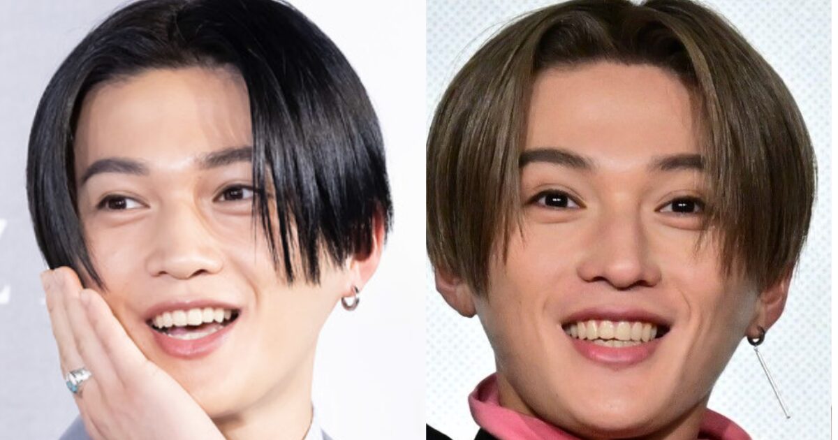 八木勇征の歯の変化を昔と現在で比較した画像