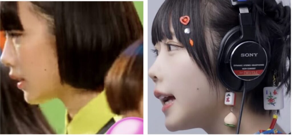 のちゃんの横顔