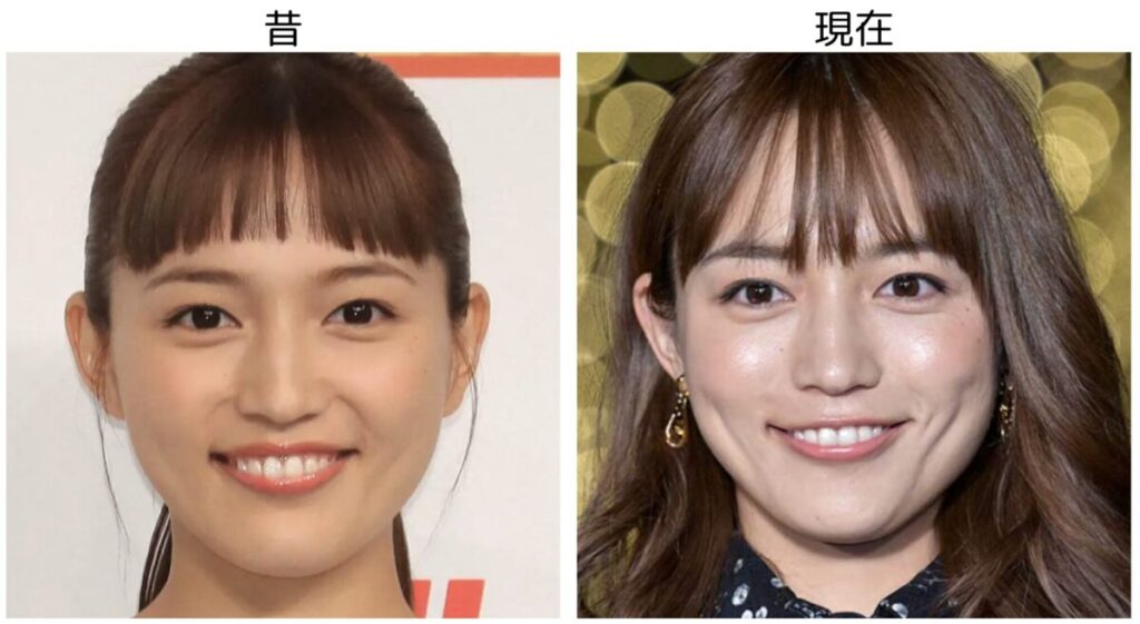 川口春奈の昔と現在３