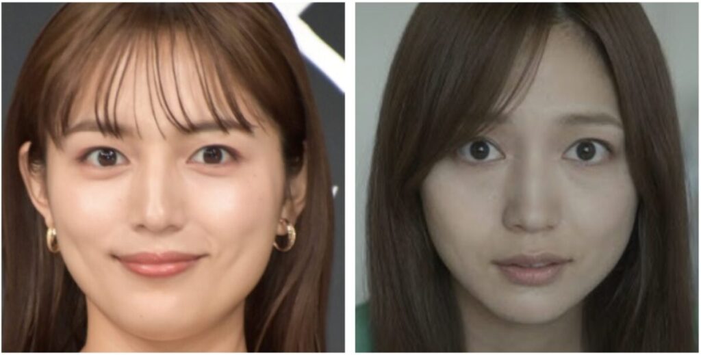 川口春奈の比較画像